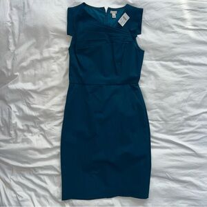 J. Crew size 6 Dress Teal